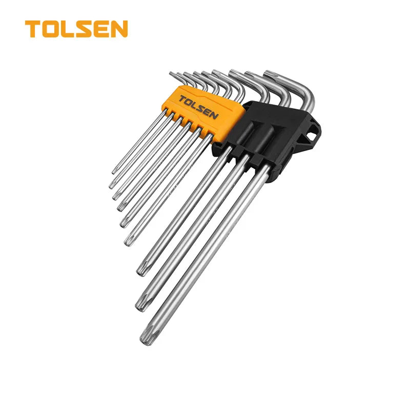 Llaves Torx Largas T10 A T50 Juego 9Piezas