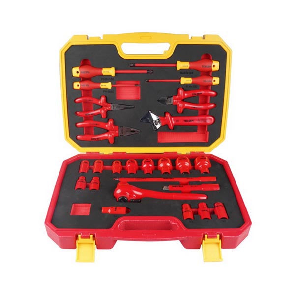 Set alicates+desarmadores+dados 25 Piezas VDEline